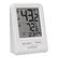 Sure, here is the corrected and grouped text from the image:
- **Temperature:** 43.2°F
- **Humidity:** 72.6%
- **Time:** 12:34 PM
- **Buttons:**
- SET | HI/LO
- + | °F/°C
- **Brand:** LA CROSSE TECHNOLOGY