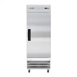Koolmore - 29 in. One-Door Reach-In Refrigerator - 15.5 Cu Ft. RIR-1D-SS-19C - Stainless Steel