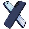 Ornarto - Designed for iPhone 17 Case 6.3", Liquid Silicone Soft Gel Rubber Shockproof Protective Case - Navy Blue