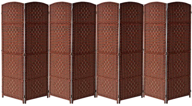 Front. Sorbus - Sorbus Room Divider Screen Privacy With Double Hinged and Folding - Brown.