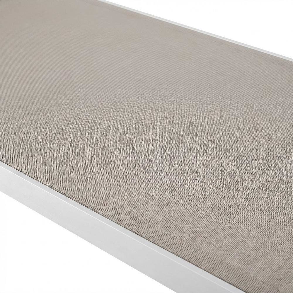 Alt View 1. Outdoor Escape - Durable Aluminum Lounge Chaise Set For Outdoor Patio Relaxation - Gray.