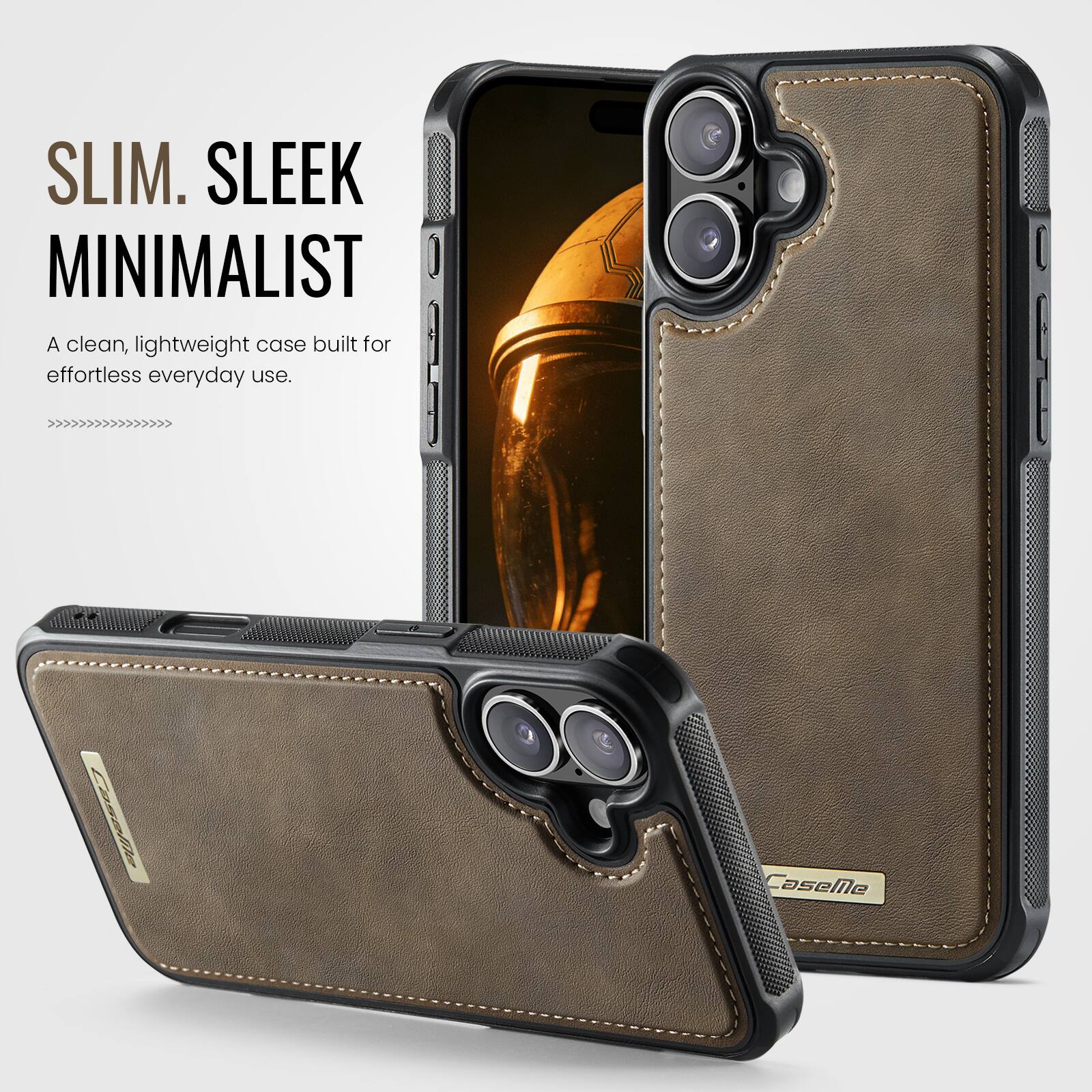 SLIM. SLEEK MINIMALIST  
A clean, lightweight case built for effortless everyday use.