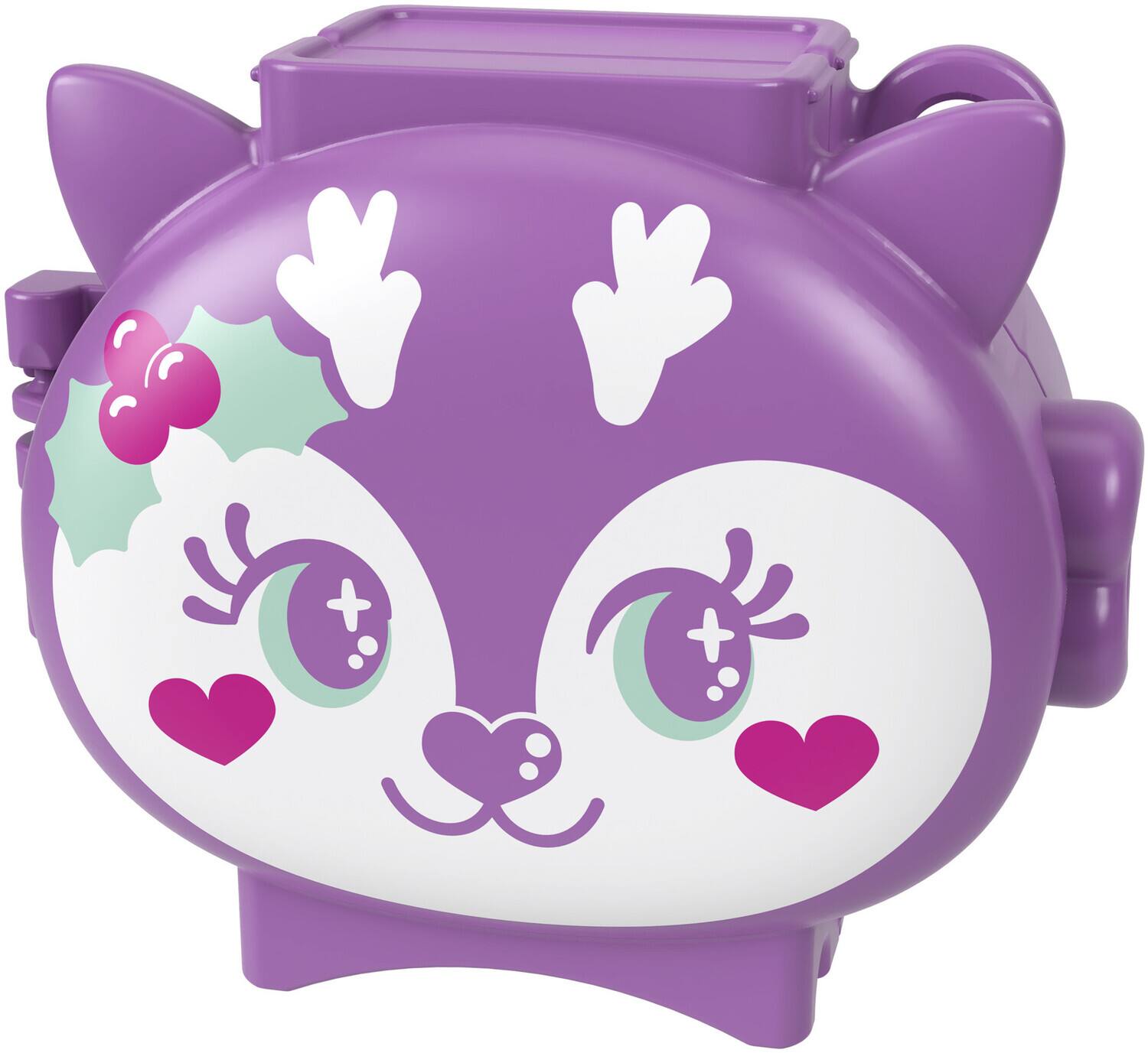 Alt View 4. Mattel - Mattel - Polly Pocket Holiday Connects Bundle Compact 2-Pack   - COLLECTIBLES - Multicolor.