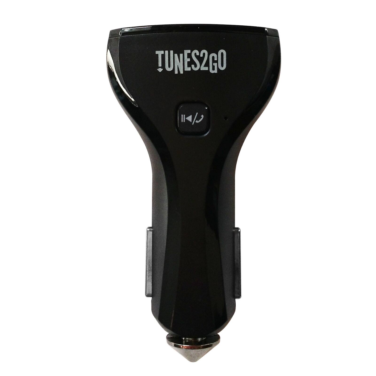 Left. Tunes2Go - 5-in-1 Bluetooth FM Transmitter - Black.