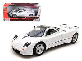 Pagani Zonda C12 1/24 Diecast Car Model by Motormax - White