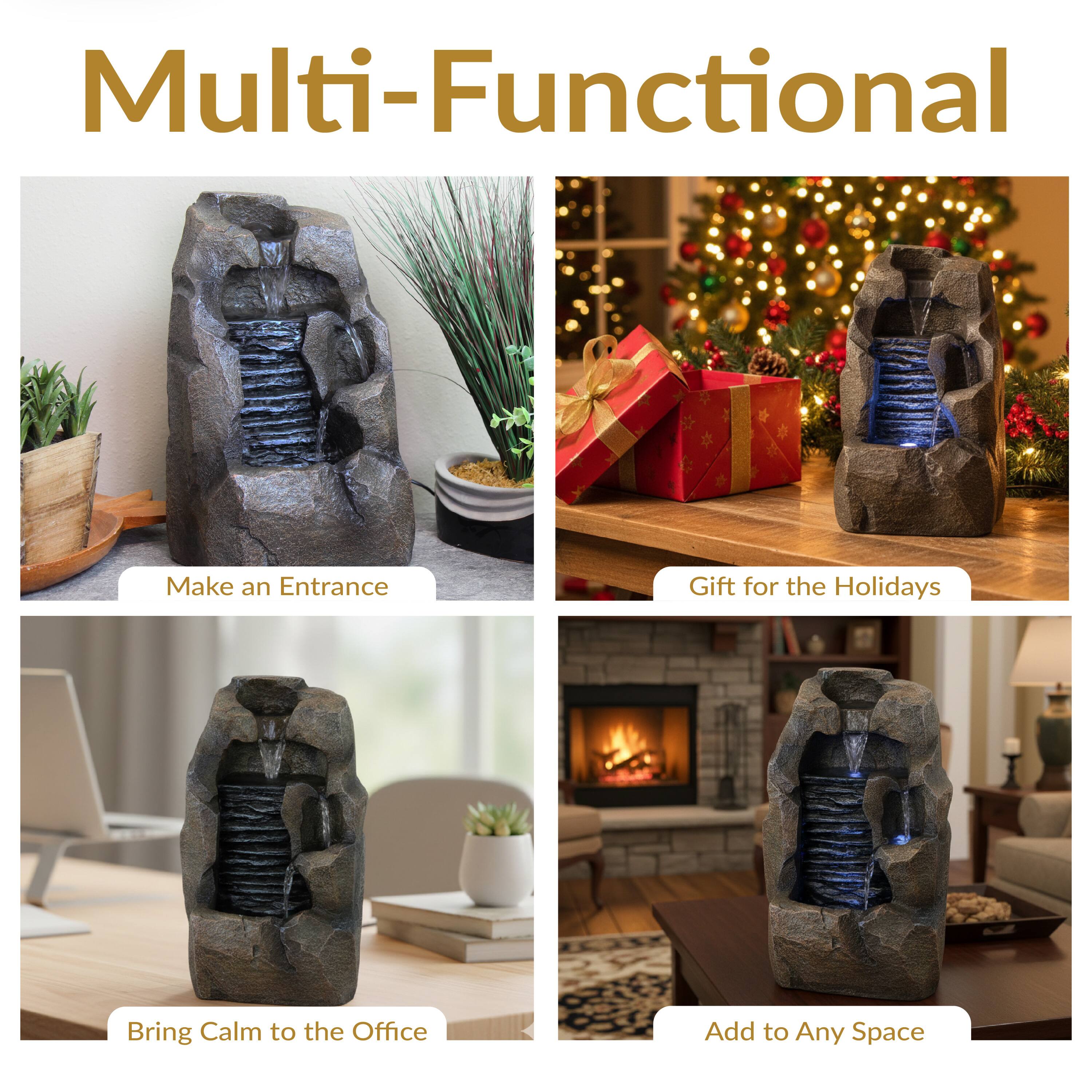 Multi-Functional

Make an Entrance

Gift for the Holidays

Bring Calm to the Office

Add to Any Space