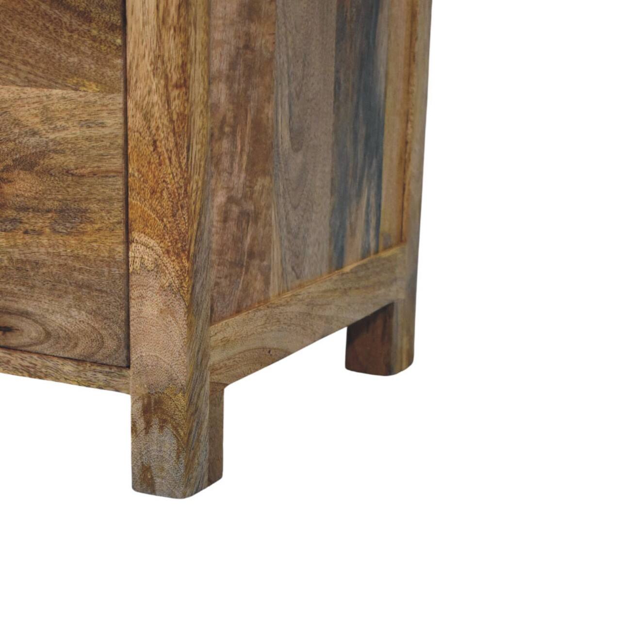 Alt View 4. Artisan Furniture - Artisan Furniture Solid Wood Oakish Three Drawer Chest, Beige - Beige.