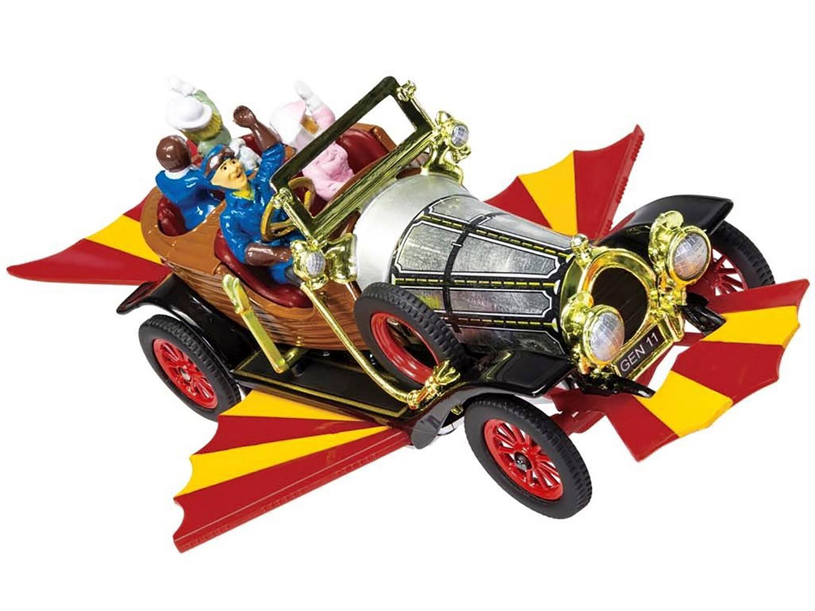 Alt View 2. Corgi - Chitty Chitty Bang Bang Car with 4 Sitting Figures "Chitty Chitty Bang Bang" (1968) Movie Diecast Model Car by Corgi.
