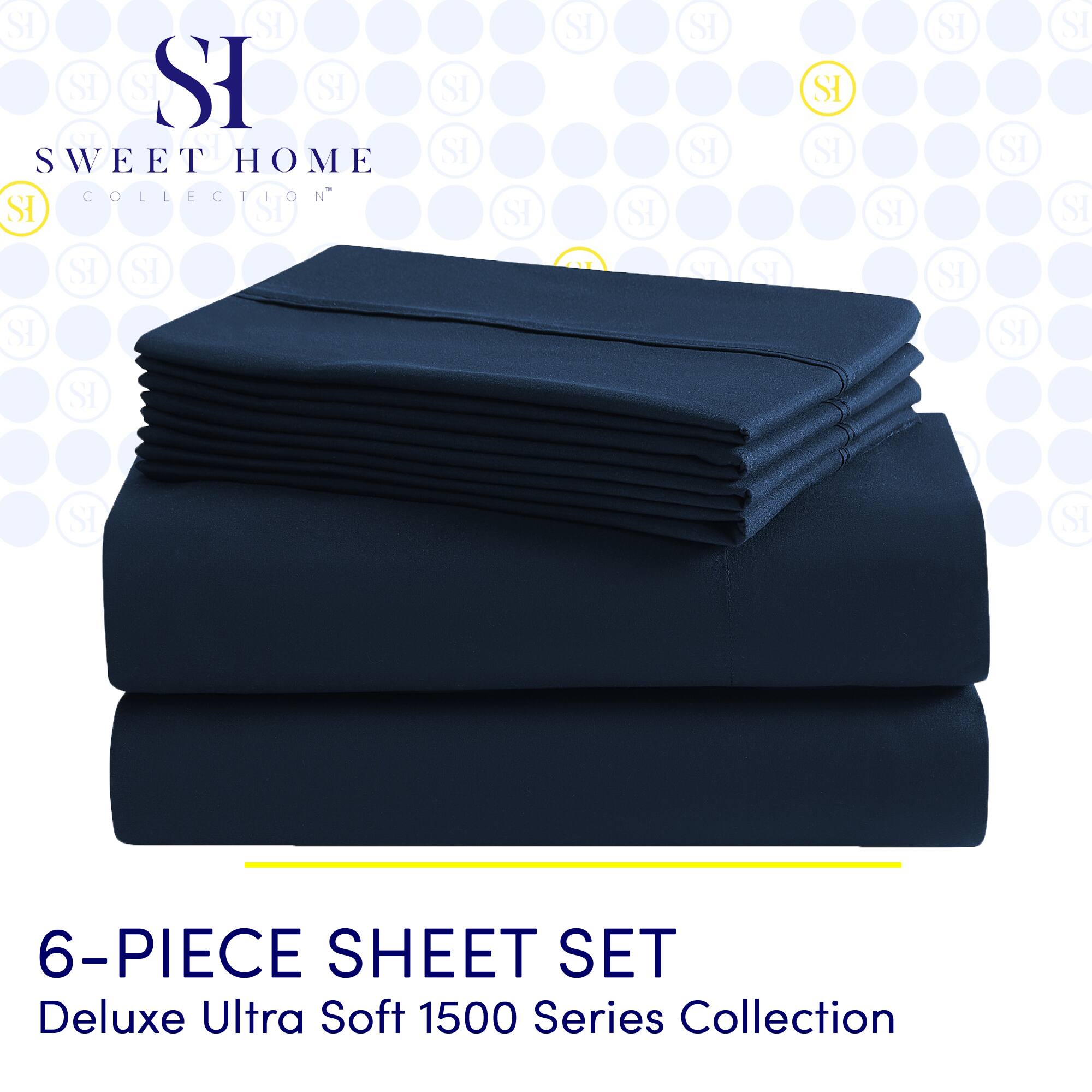 SI SI SI SI SI SI O SWEET HOME COLLECTION "N SI SI SI SI SI SI SI SI SI SI SI SI O SI SI SI SI SI SI SI SI SI SI SI SI 6-PIECE SHEET SET Deluxe Ultra Soft 1500 Series Collection

---

SI  
SWEET HOME  
COLLECTION™

---

6-PIECE SHEET SET  
Deluxe Ultra Soft 1500 Series Collection