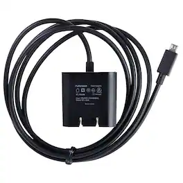 PureGear - 12W (5V/2.4A) 5-Foot Micro USB Wall Charger - Black
