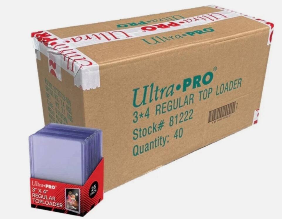 Ultra-PRO PRO Ultra-PRO PRO Citra Ultra Ultra-PRO PRO daONP Ultra PRO LOADER P0-570373 TOP TA REGULAR fn 11 3*4 81222 Stock# 40 Quantity: Ultra-PRO 3" PRO 3X4" X 4" REGULAR TOPLOADER 25 PACK