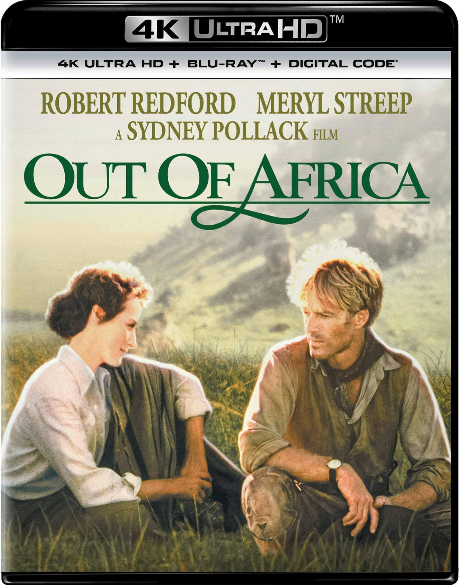 Front. Out of Africa   - 4K Blu-Ray.