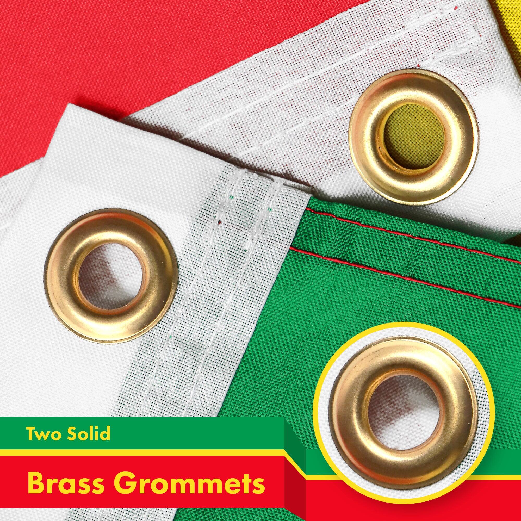Two Solid Brass Grommets
