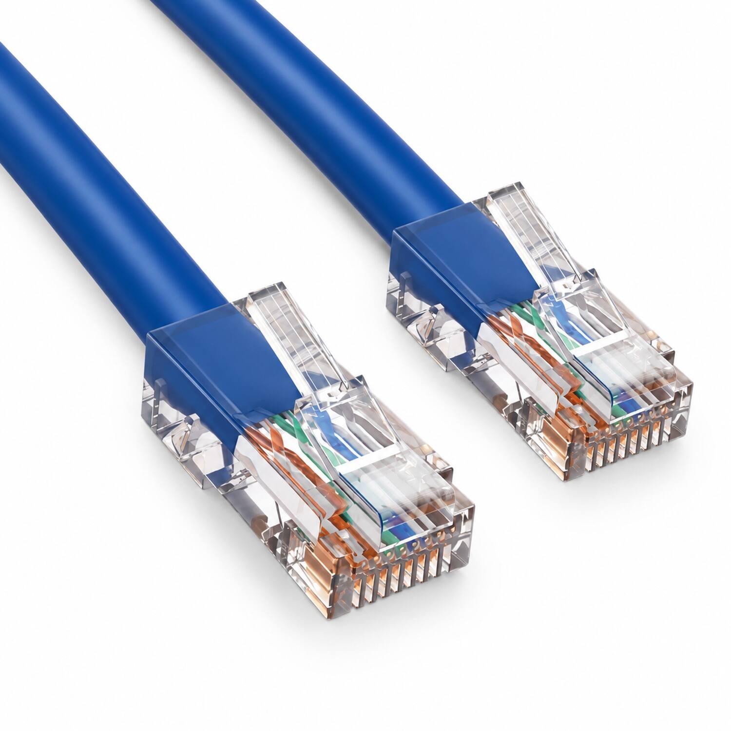 Front. Sanoxy - Sanoxy 100ft Cat5e Ethernet Network Patch Cable Blue - Blue.