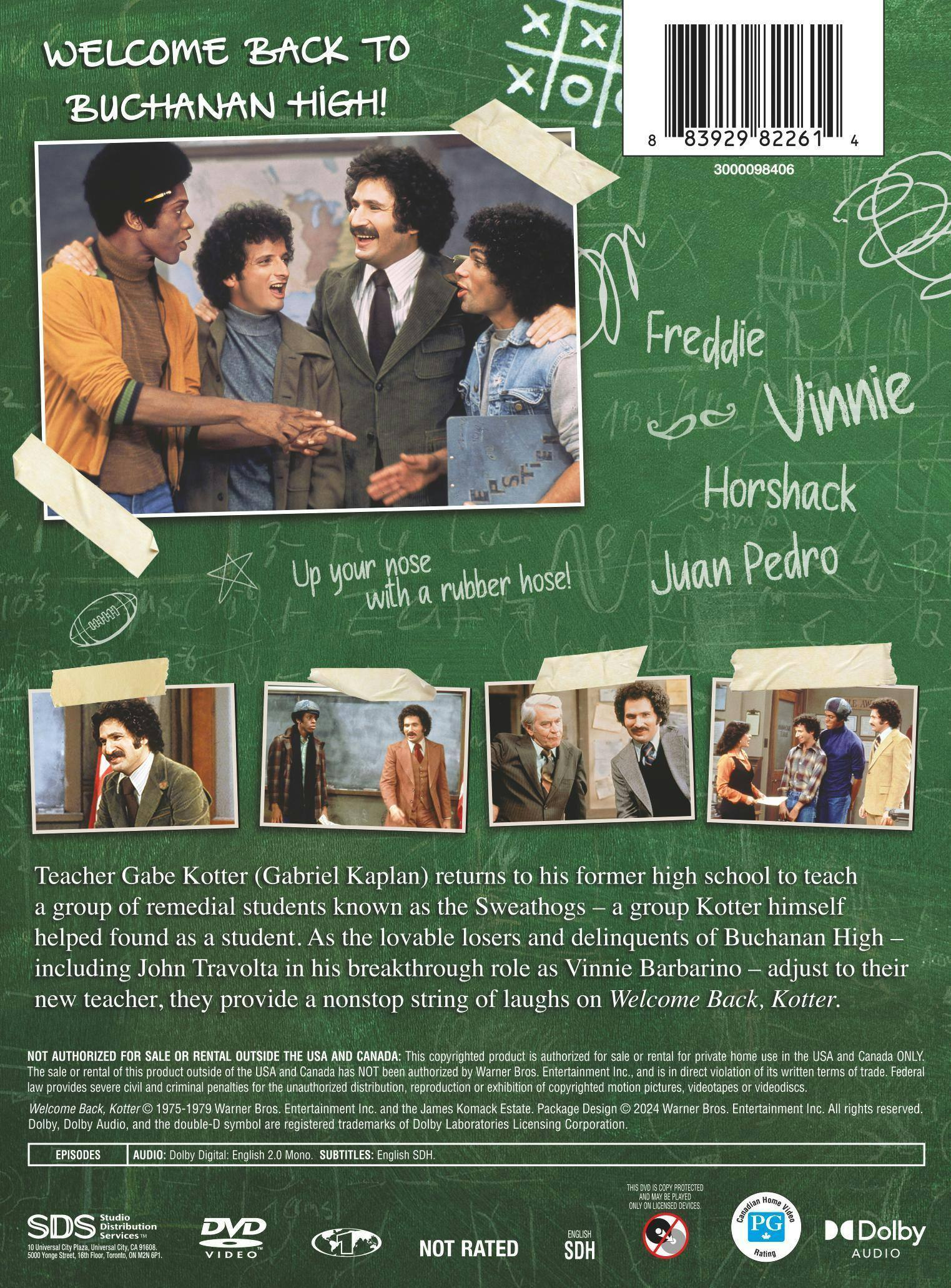 Back. Welcome Back, Kotter: The Complete Series [DVD].