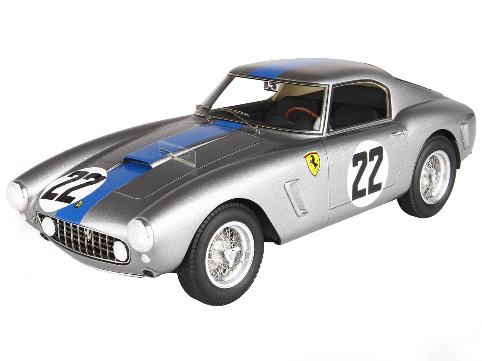 Alt View 1. BBR - Ferrari 250 SWB #22 "24 Hours of Le Mans" (1960) with DISPLAY CASE Limited Edition to 96 pieces 1/18 Model Car by BBR.