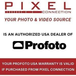 PIXEL CONNECTION  
YOUR PHOTO & VIDEO SOURCE  
IS AN AUTHORIZED USA DEALER OF  
Profoto  

YOUR PROFOTO USA WARRANTY IS VALID IF PURCHASED FROM PIXEL CONNECTION