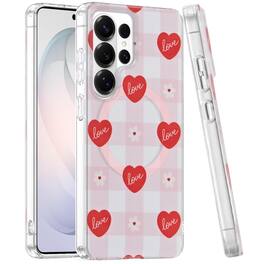 Kitcheniva - Dual Layer Magnetic Circle Case With Tempered Glass For Samsung Galaxy S26 Ultra A - Multicolor