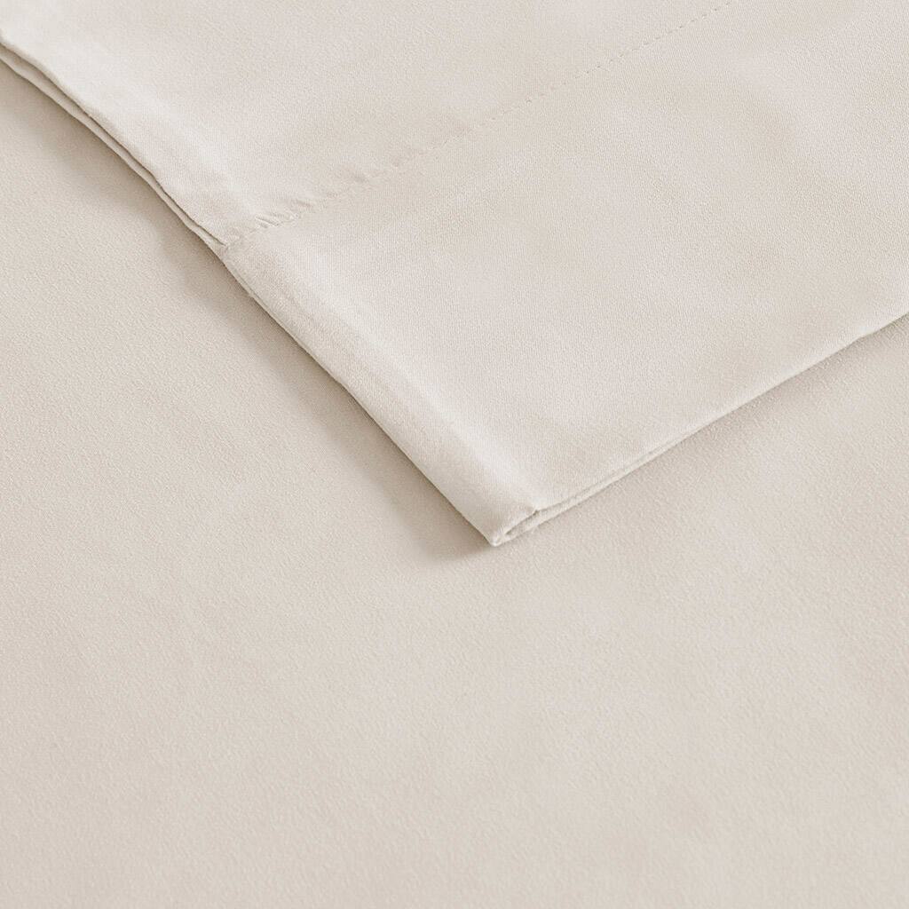 Alt View 5. Gracie Mills - Gracie Mills Hugo Deep Pocket Brushed Microfiber Sheet Set with 3M Moisture Wicking - Ivory.