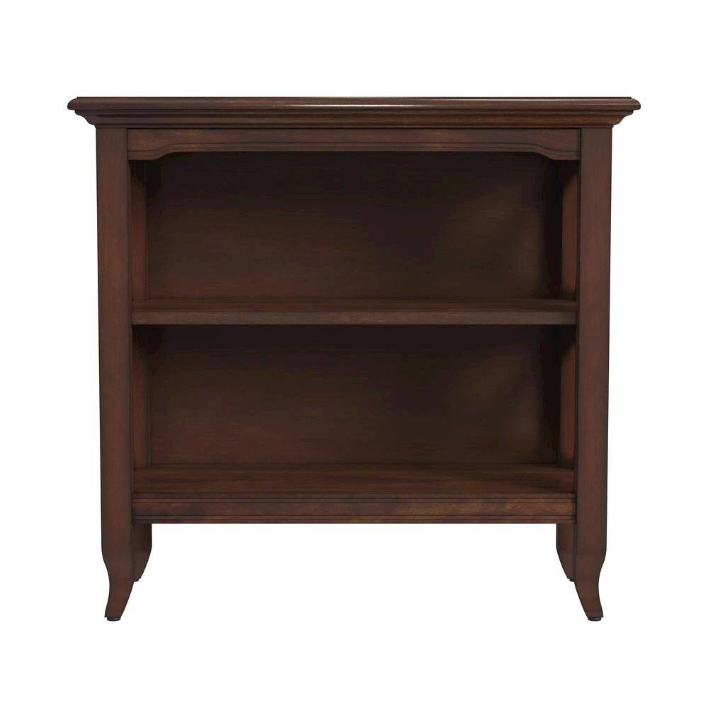 Back. Starlight Canyon Home - Dark Brown 2 Shelf Bookcase - Short Bookshelf for Farmhouse or Small Spaces - Dark Brown.