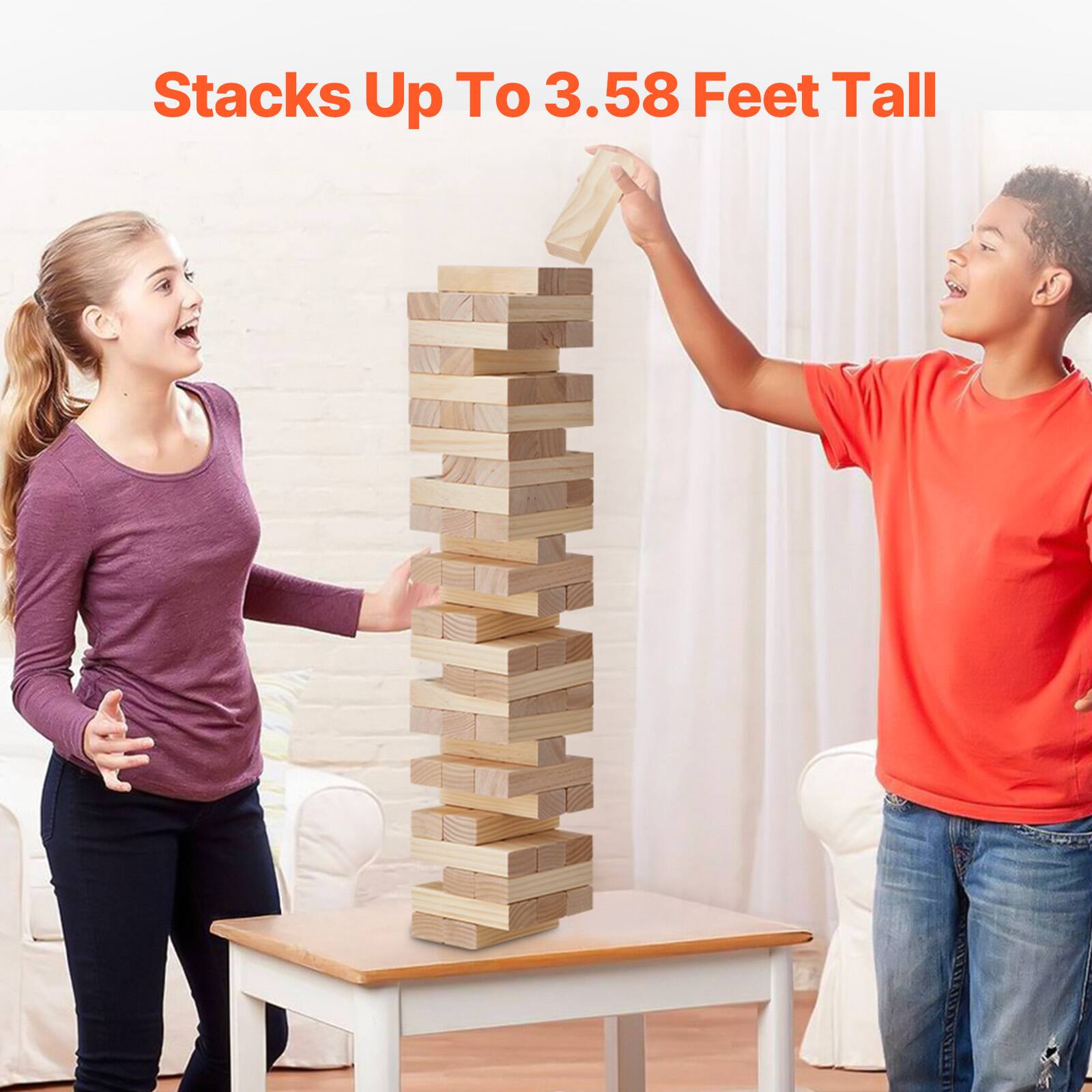 Stacks Up To 3.58 Feet Tall