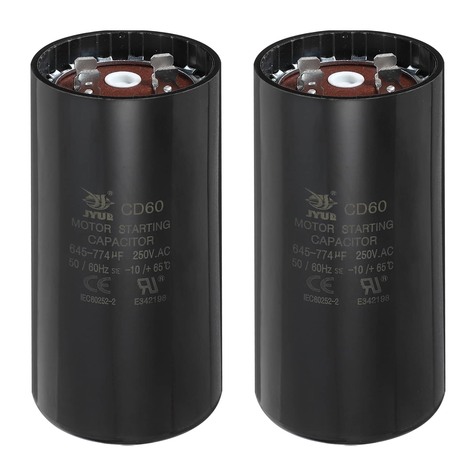 Unique Bargains - 2pcs CD60 Capacitor 645-774 Mfd, 250 VAC Run Motor Start for Electric Fan/Well Pump price history on PriceWatchPro