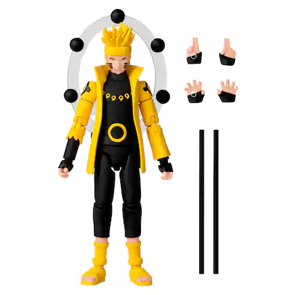 Front. Bandai - Anime Heroes Naruto 6.5" Action Figure - Uzumaki Naruto Sage of Six Paths Mode.