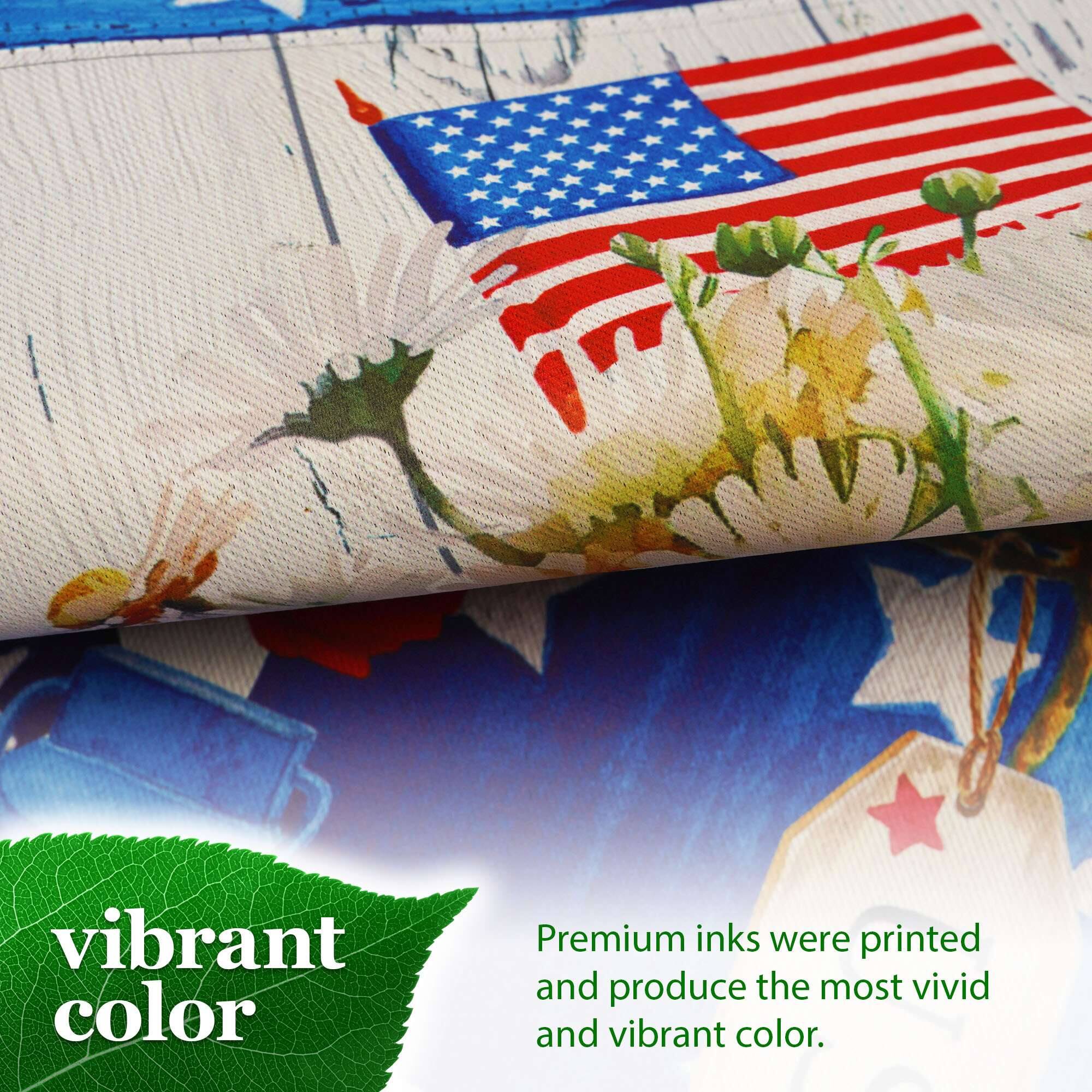 Premium inks were printed and produce the most vivid and vibrant color.