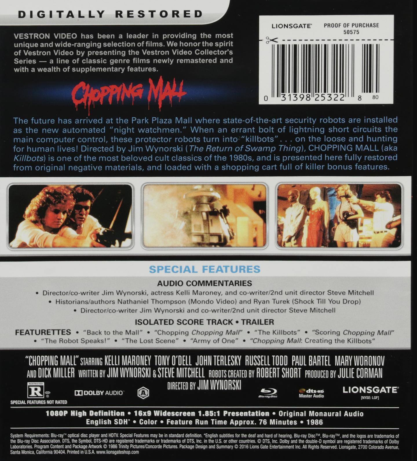 Alt View 1. Chopping Mall (Vestron Video Collector's Series)   - BLU-RAY.