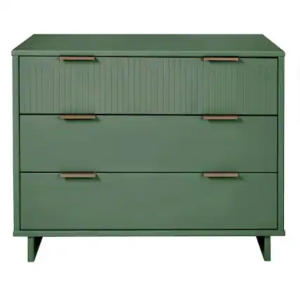 Front. Manhattan Comfort - Granville Modern 38" Dresser - Sage Green.