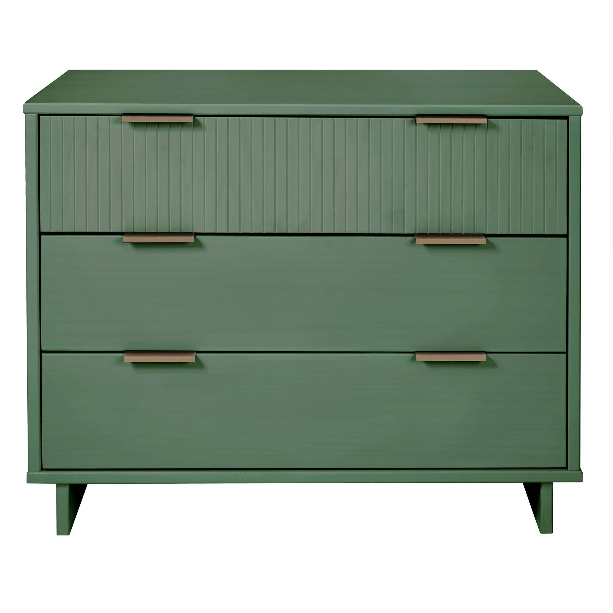Front. Manhattan Comfort - Granville Modern 38" Dresser - Sage Green.