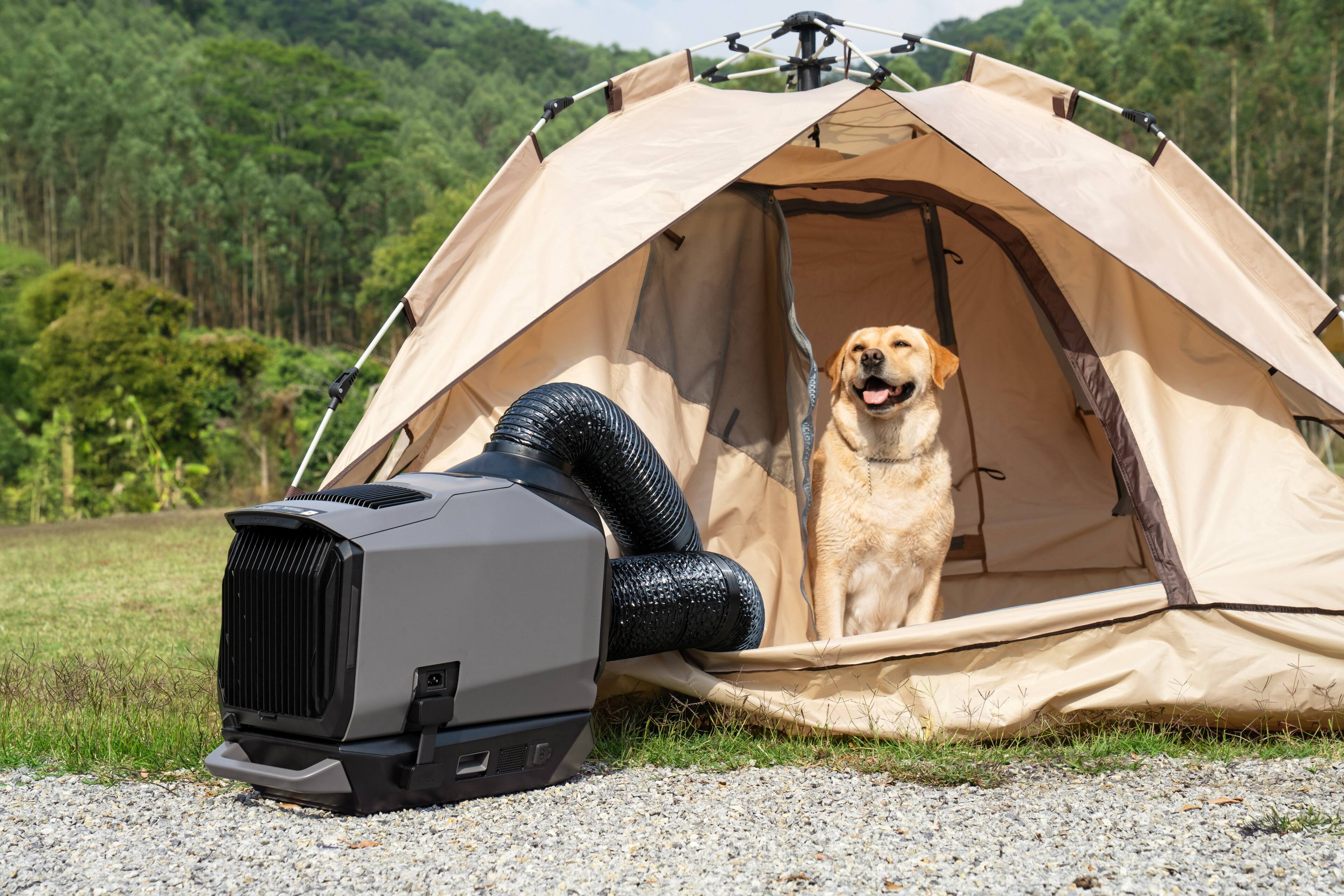 Alt View 14. EcoFlow - Wave 3 - 180 Sq. Ft. Portable Air Conditioner - Grey.