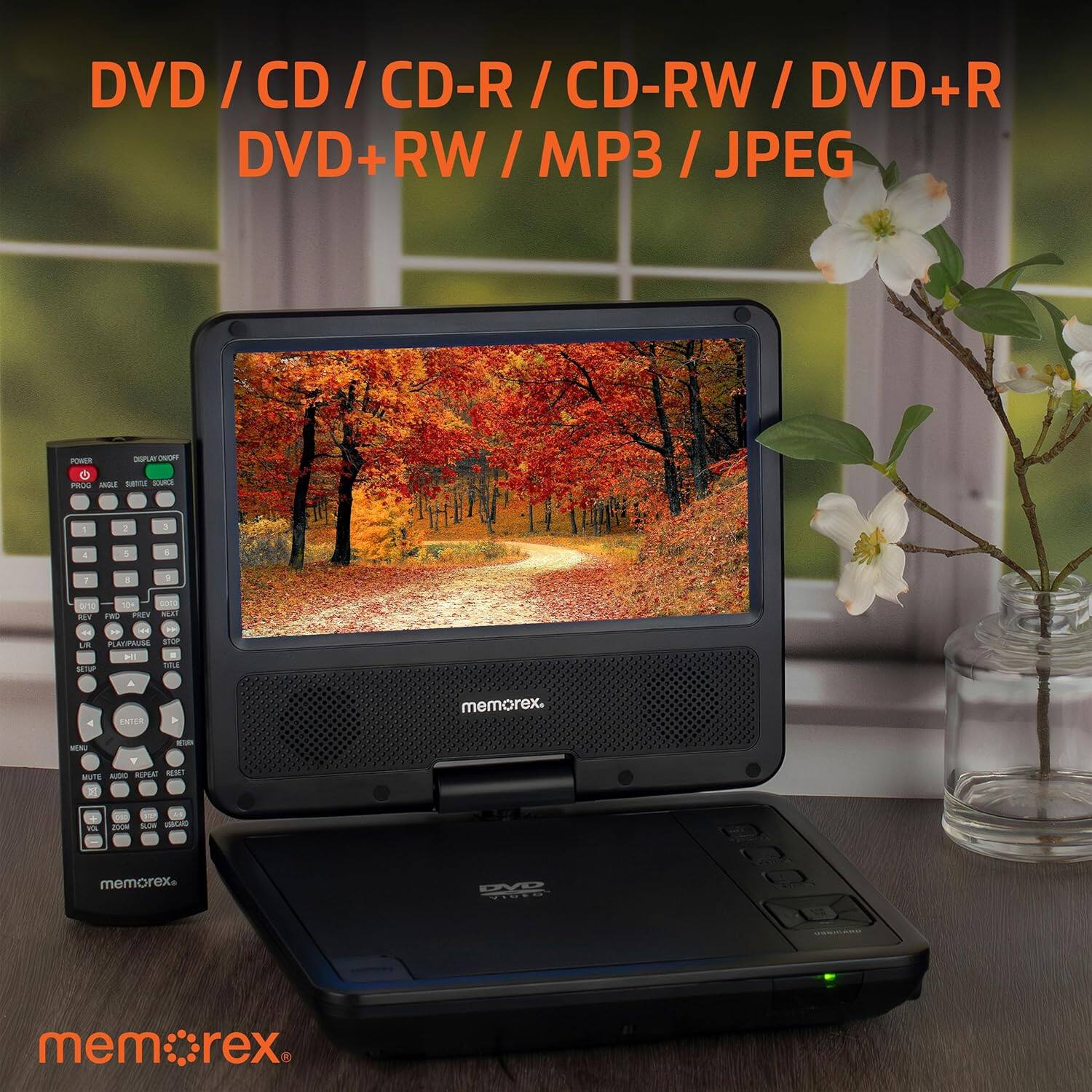 DVD / CD / CD-R / CD-RW / DVD+R / DVD+RW / MP3 / JPEG

memorex