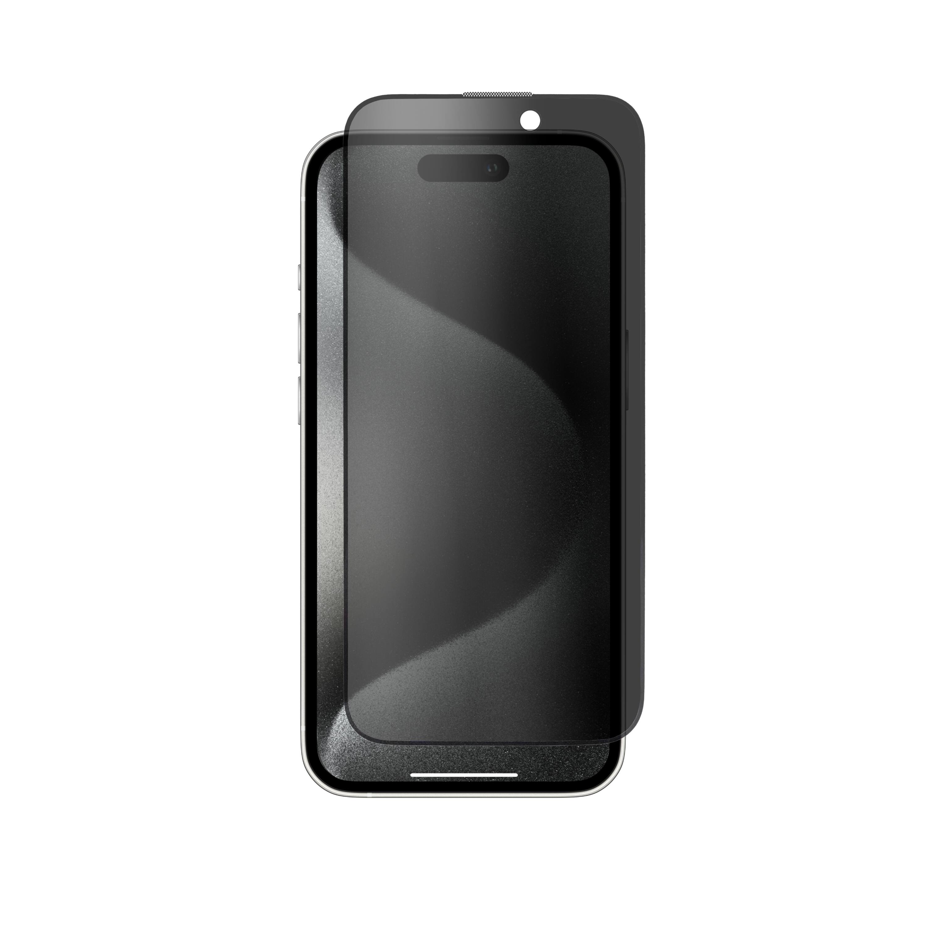 Front. Vionentus - iPhone 15 Pro Max Privacy Screen Protector - Clear.