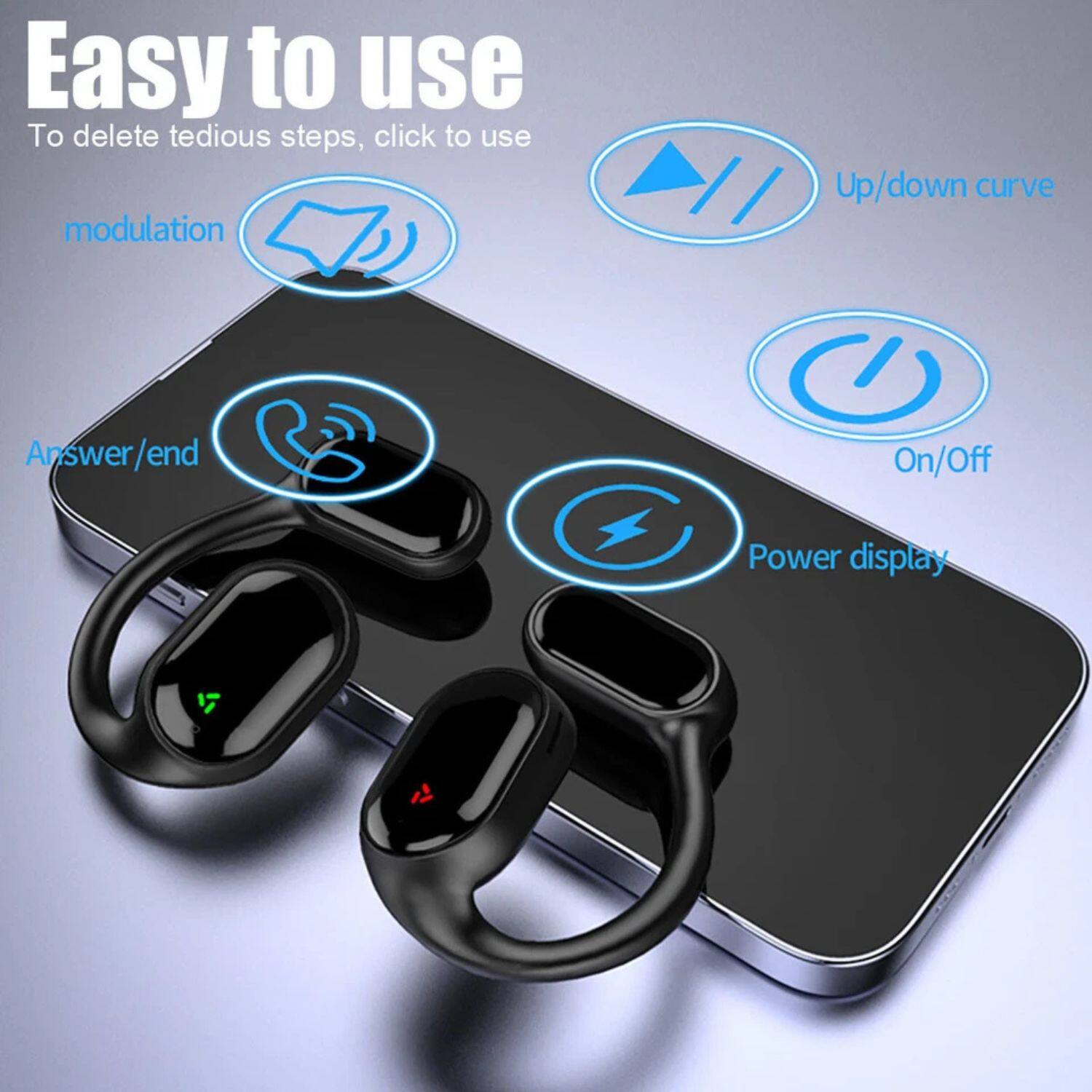 Easy to use  
To delete tedious steps, click to use  

- modulation  
- Answer/end  
- Up/down curve  
- On/Off  
- Power display