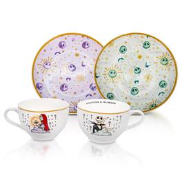 Disney - Nightmare Before Christmas Jack & Sally Teacups and Saucers | Set of 2 - Purple