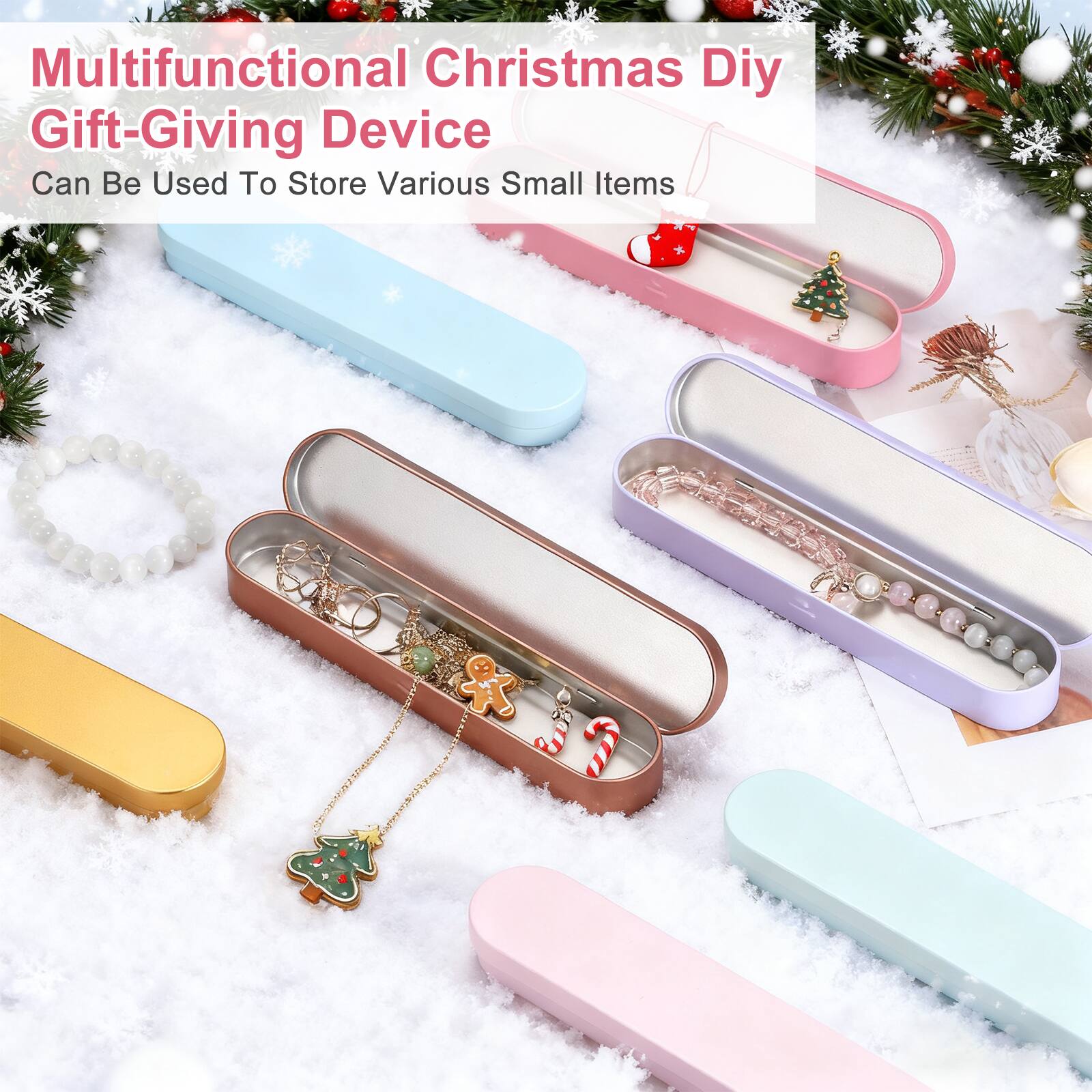 Multifunctional Christmas Diy Gift-Giving Device Can Be Used To Store Various Small Items