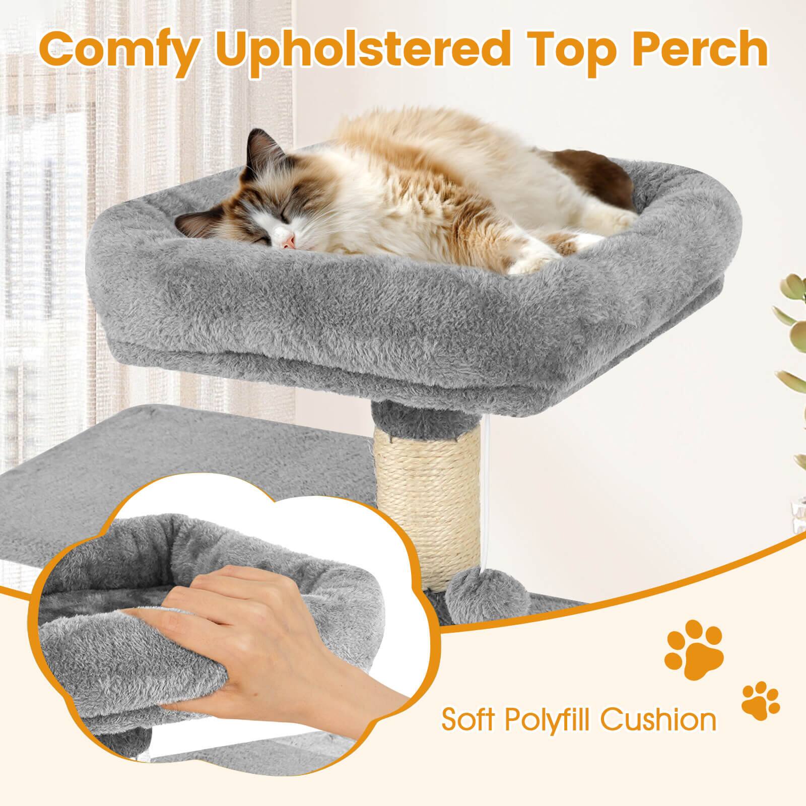 Comfy Upholstered Top Perch

Soft Polyfill Cushion
