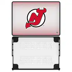 Front. Keyscaper - New Jersey Devils Linen MacBook Case - Pro 14 in - Multicolor.