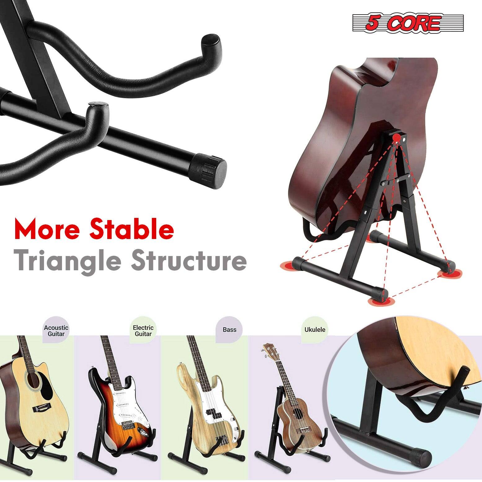 5 CORE

More Stable Triangle Structure

Acoustic Guitar  
Electric Guitar  
Bass  
Ukulele