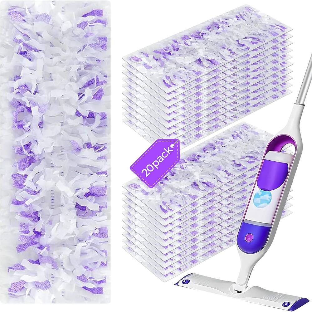 Front. Schertz - 20-Pack Disposable Swiffer Power Mop Pads – Multi-Surface, Wood Floor Cleaning.