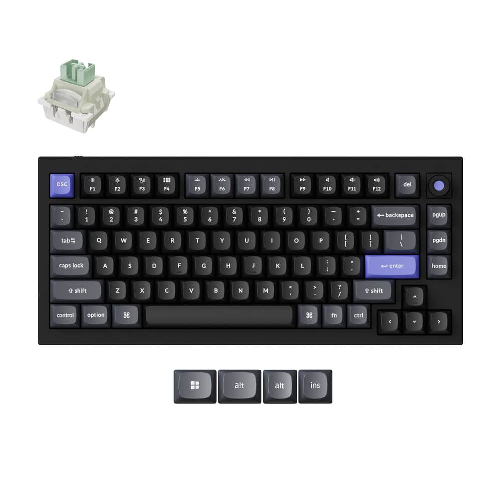 Keychron Q1 HE 8K Wireless Magnetic Switch Gaming Keyboard Black