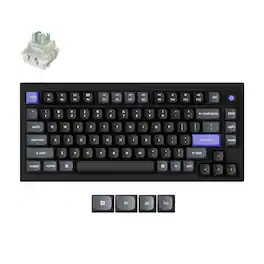 Keychron - Q1 HE 8K Wireless Magnetic Switch Gaming Keyboard - Black