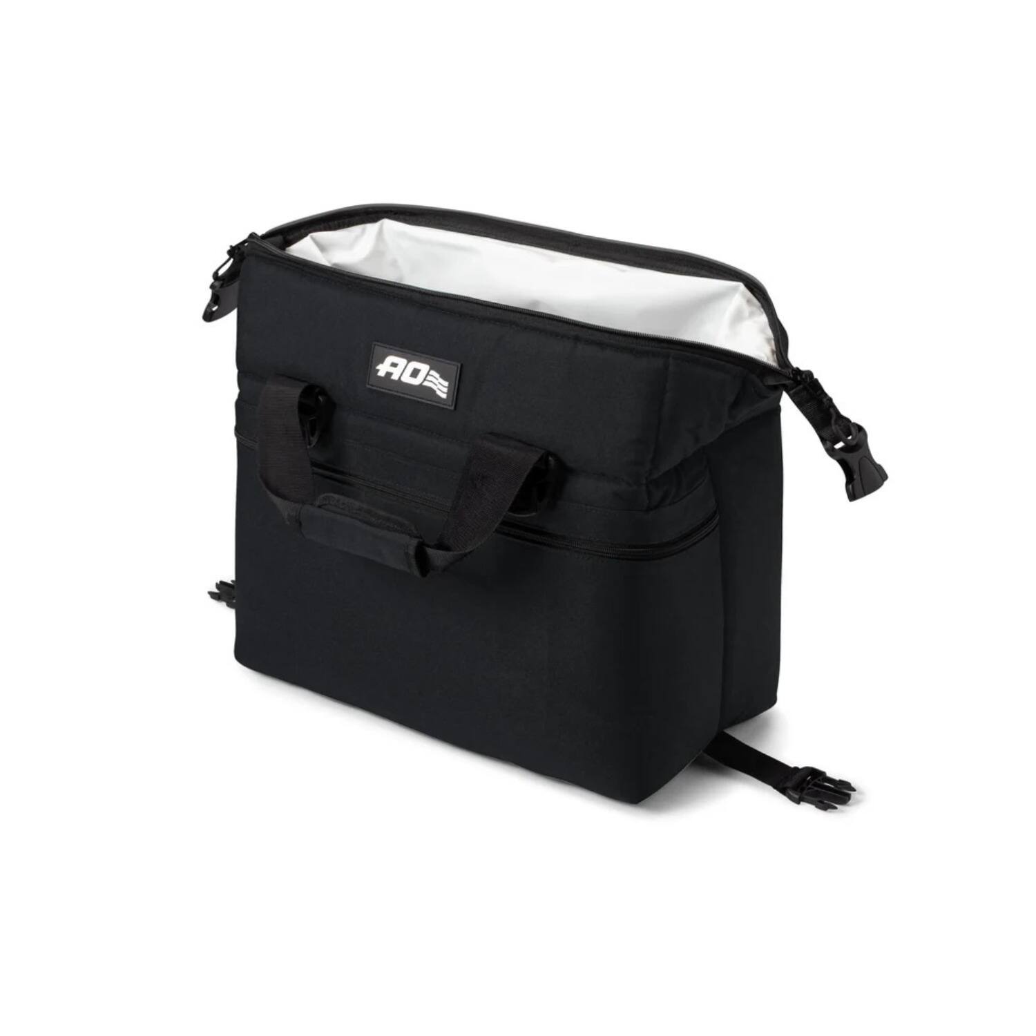 Left. AO Coolers - AO Coolers Original Canvas Series 24-Pack Soft Cooler (Black) - Black.