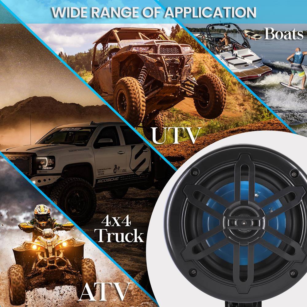 WIDE RANGE OF APPLICATION

- Boats
- UTV
- 4x4 Truck
- ATV