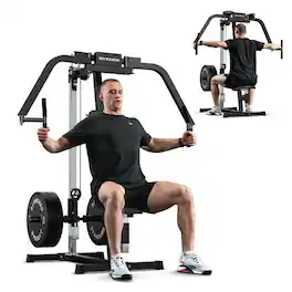 Syedee - Chest Fly and Reverse Delt Machine, 400 LBS Upper Body Specialty Machine, Fly Machine and Rear Deltoid - Black