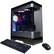 Front. CyberPowerPC - Gaming Desktop - AMD Ryzen 7 7800X3D - NVIDIA GeForce RTX 5070 Ti 16GB - 32GB DDR5 - 2TB PCIe 4.0 SSD - Black.