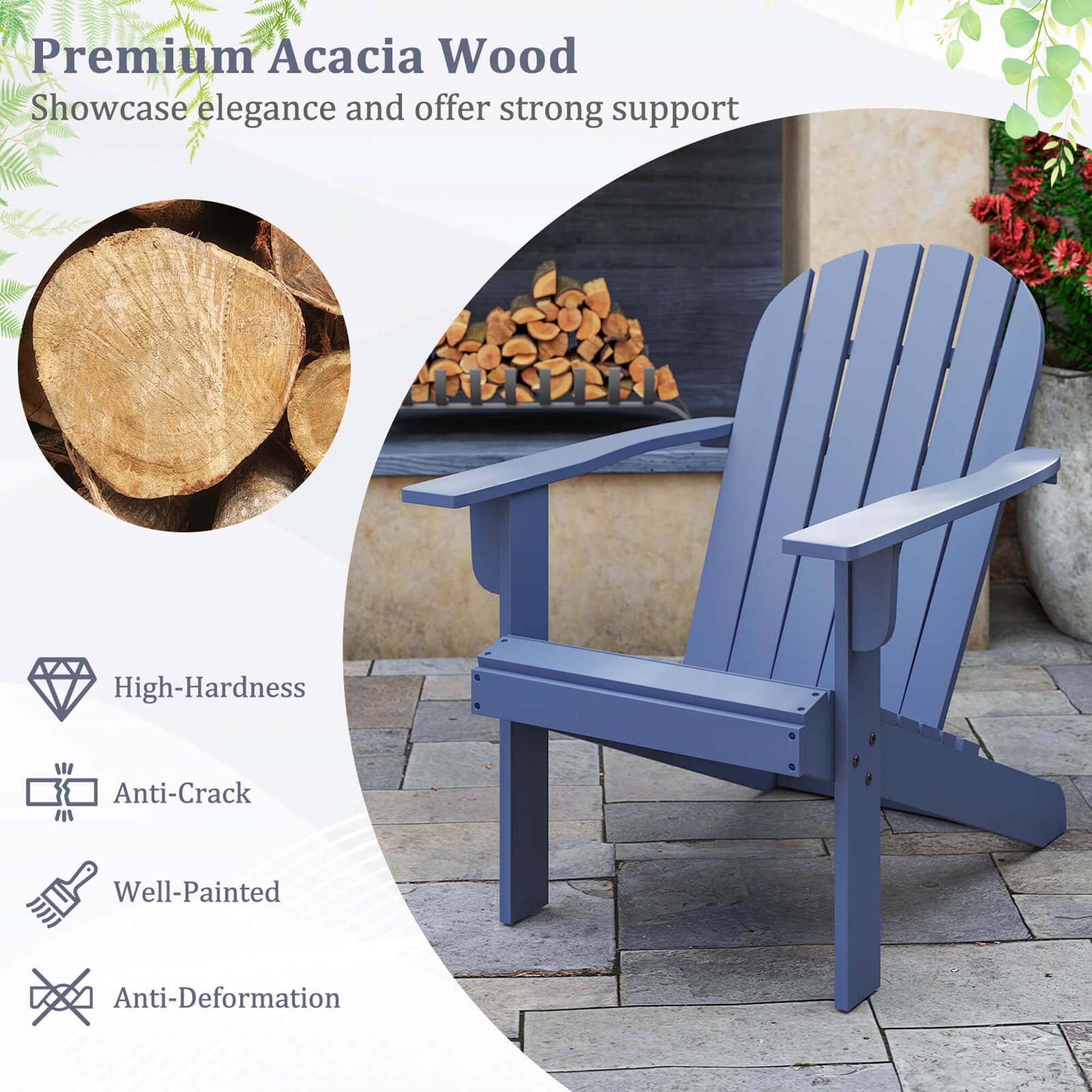 Premium Acacia Wood, Showcase elegance and offer strong support, High-Hardness, Anti-Crack, Well-Painted, Anti-Deformation