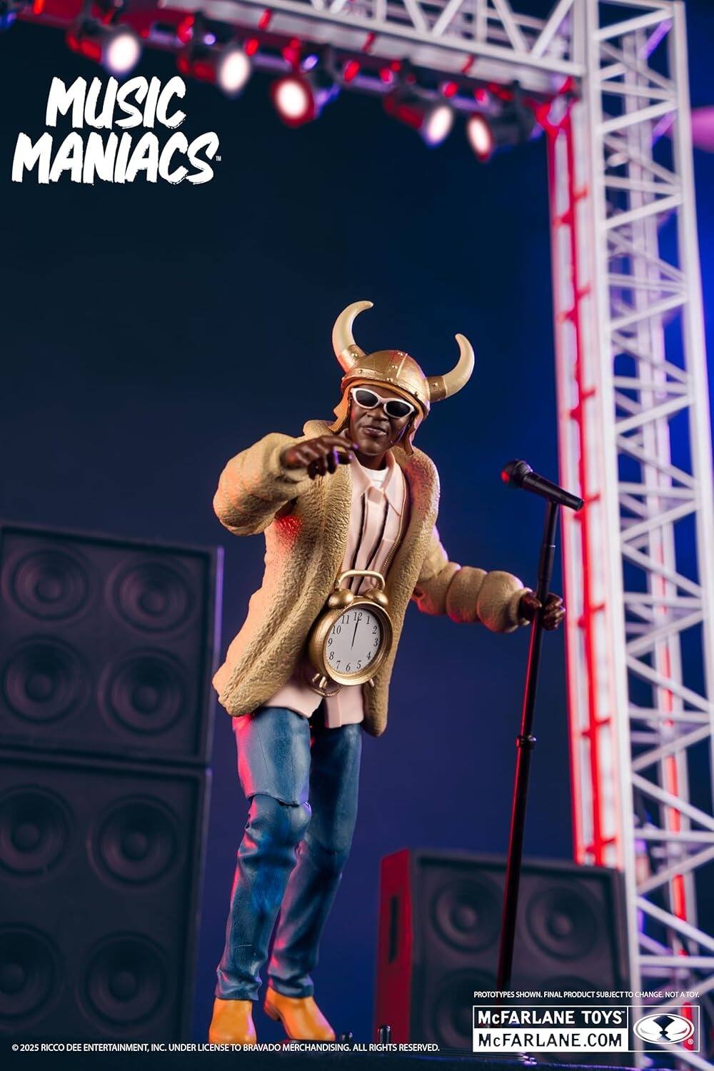 MUSIC MANIACS

11 12 I 10 2 9 3 S 4 7 6 5

PROTOTYPES SHOWN. FINAL PRODUCT SUBJECT TO CHANGE. NOT A TOY

McFARLANE TOYS
McFARLANE.COM

2025 RICCO DEE ENTERTAINMENT, INC. UNDER LICENSE TO BRAVADO MERCHANDISING. ALL RIGHTS RESERVED.