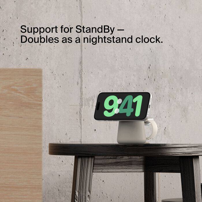 Support for StandBy — Doubles as a nightstand clock.  
9:41